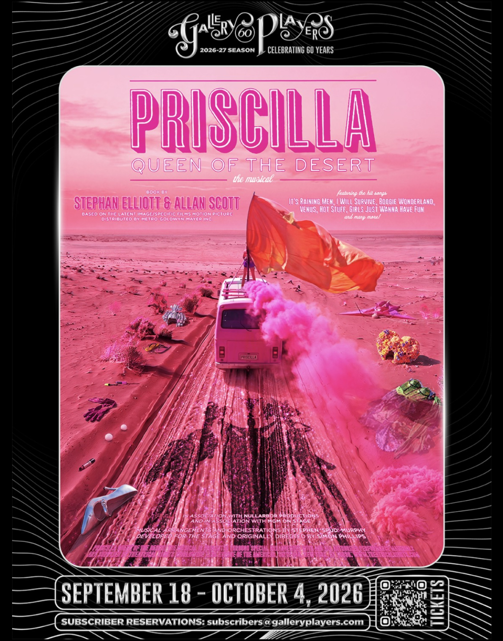 PRISCILLA QUEEN OF THE DESERT: THE MUSICAL at Gallery Players