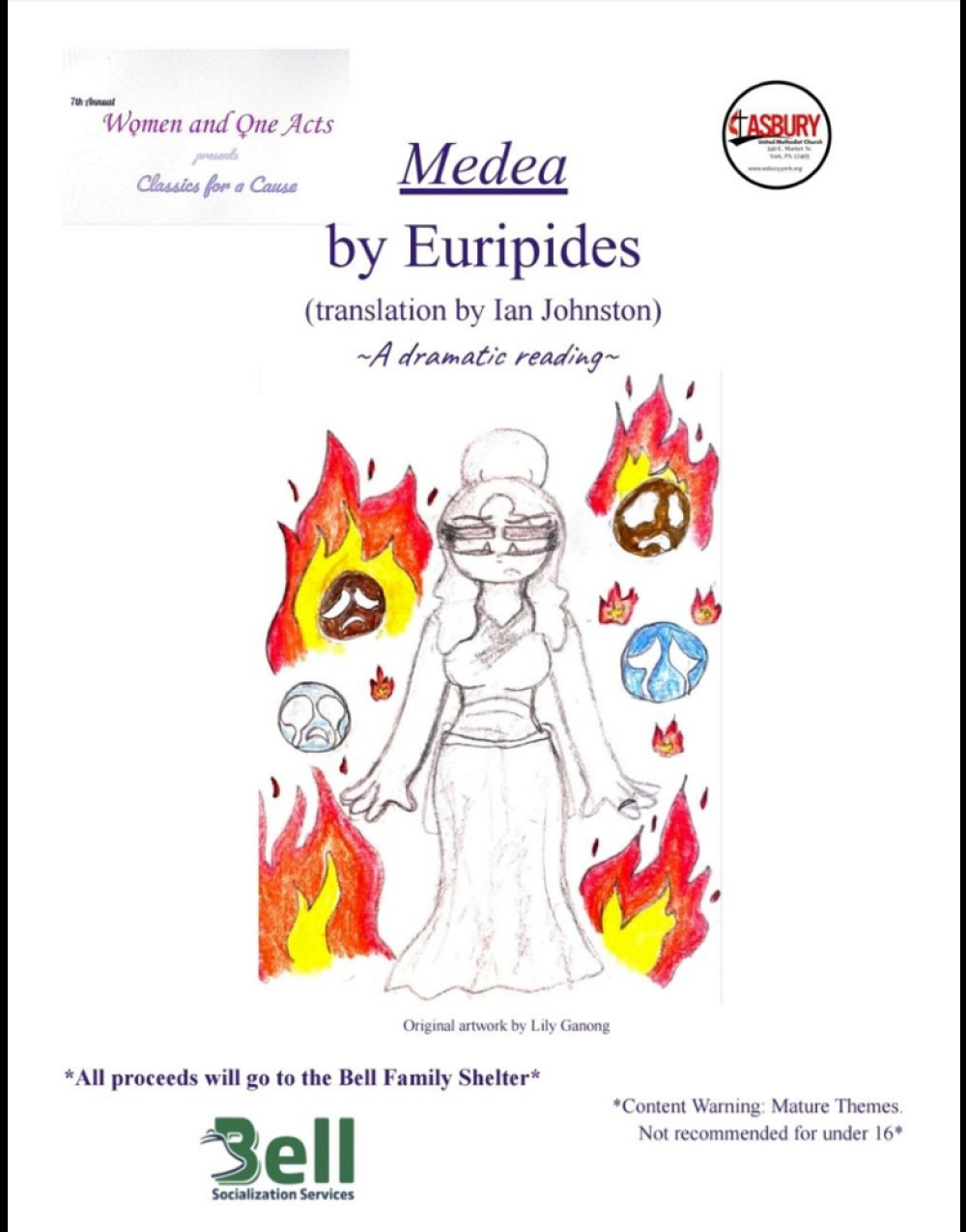 7th Annual Women & One Acts presents: Classics for a Cause - Medea by Euripides