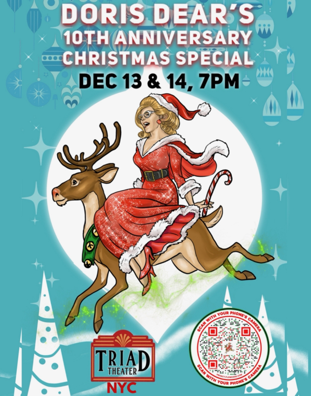 Doris Dear's 10th Anniversary Christmas Special - The Triad Theater , NYC Stage Mag