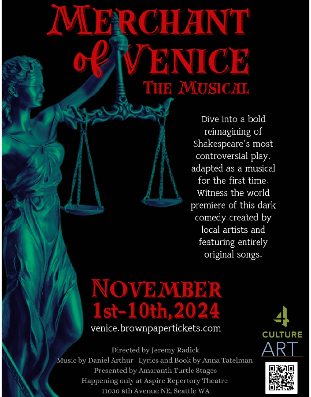 Merchant of Venice: The Musical - Aspire Repertory Theatre Stage Mag