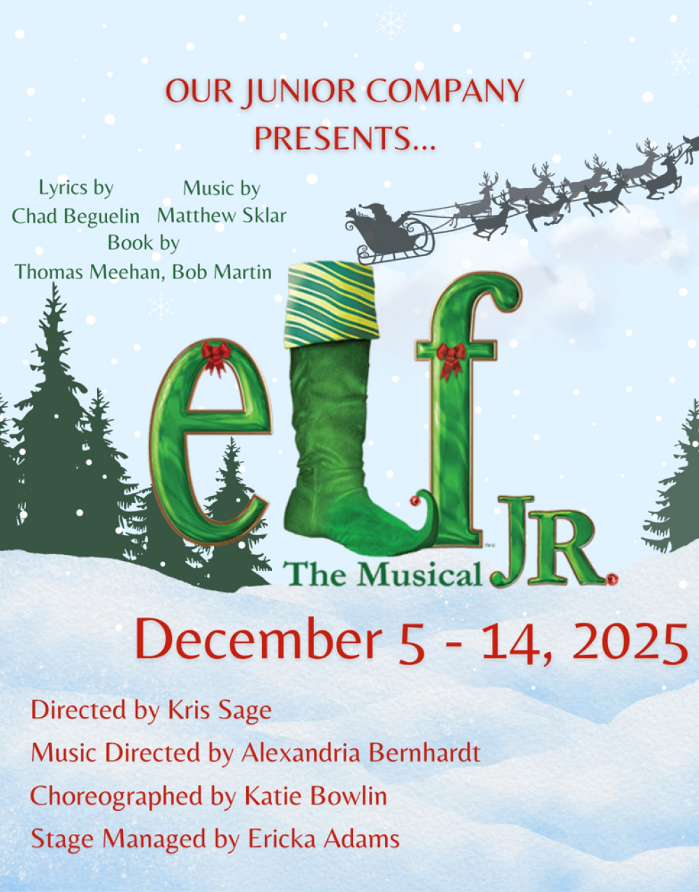 Elf The Musical JR. - StageDoor Theatre Stage Mag