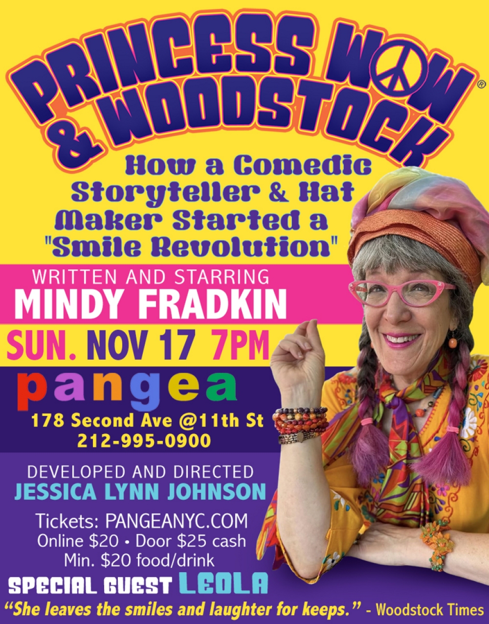 Princess Wow & Woodstock: How a Comedic Storyteller & Hat Maker Started a at PangeaNYC