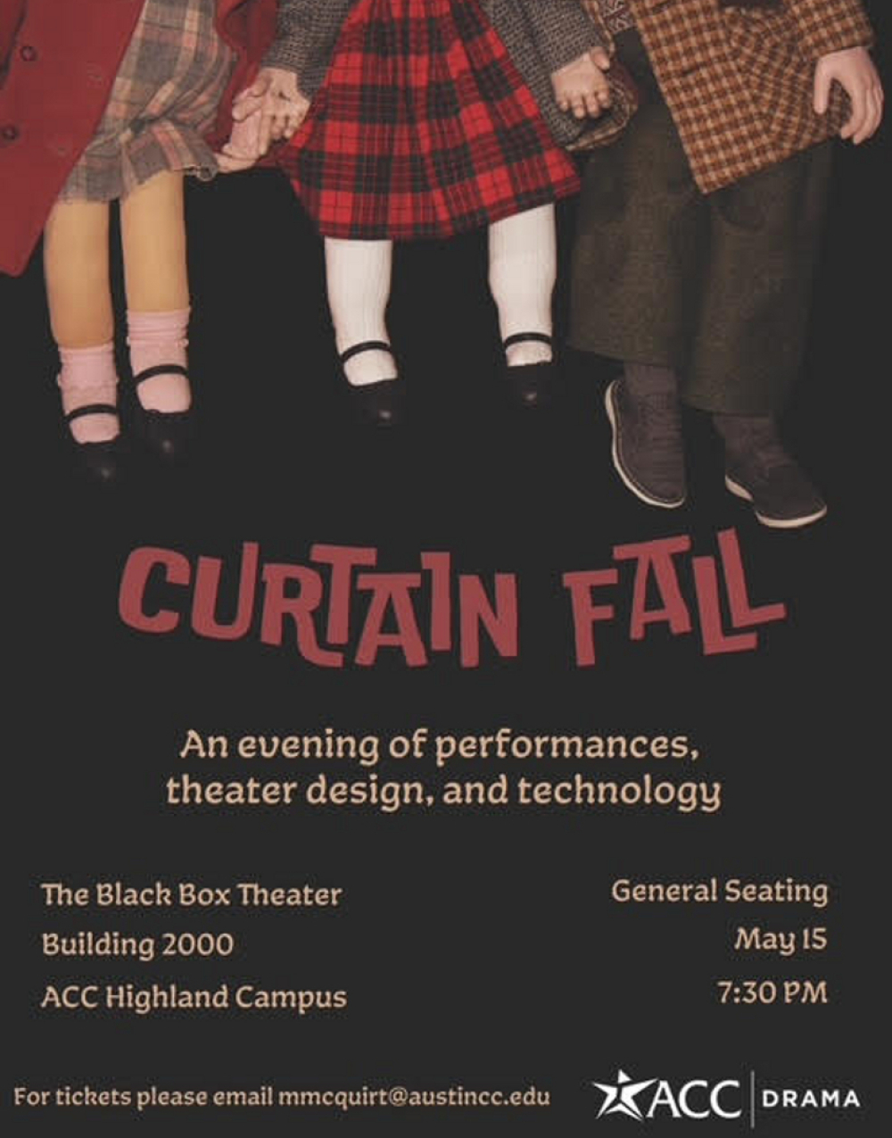 Curtain Call: An End of the Year Showcase and Review Show Name at Austin Community College Drama Department