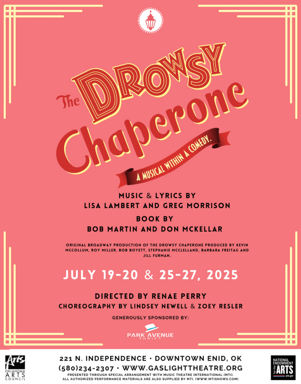 The Drowsy Chaperone - Gaslight Theatre Stage Mag