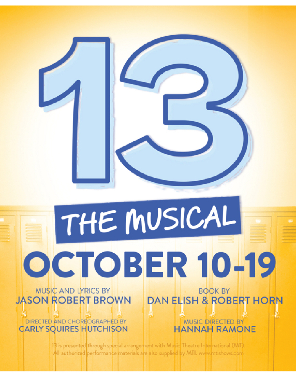 13: The Musical at Studio East