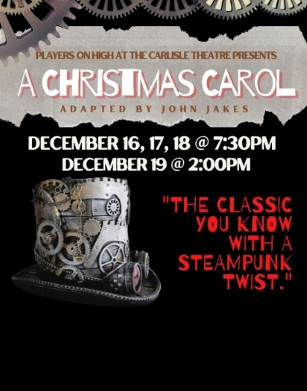 A Christmas Carol - Carlisle Area Regional Theatre Stage Mag