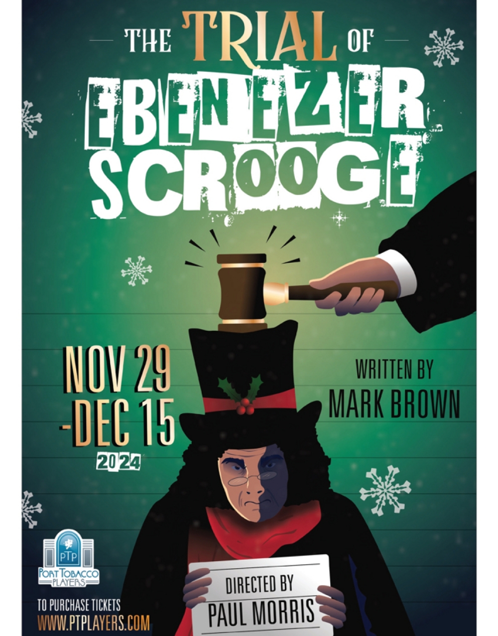 The Trial of Ebenezer Scrooge at Port Tobacco Players