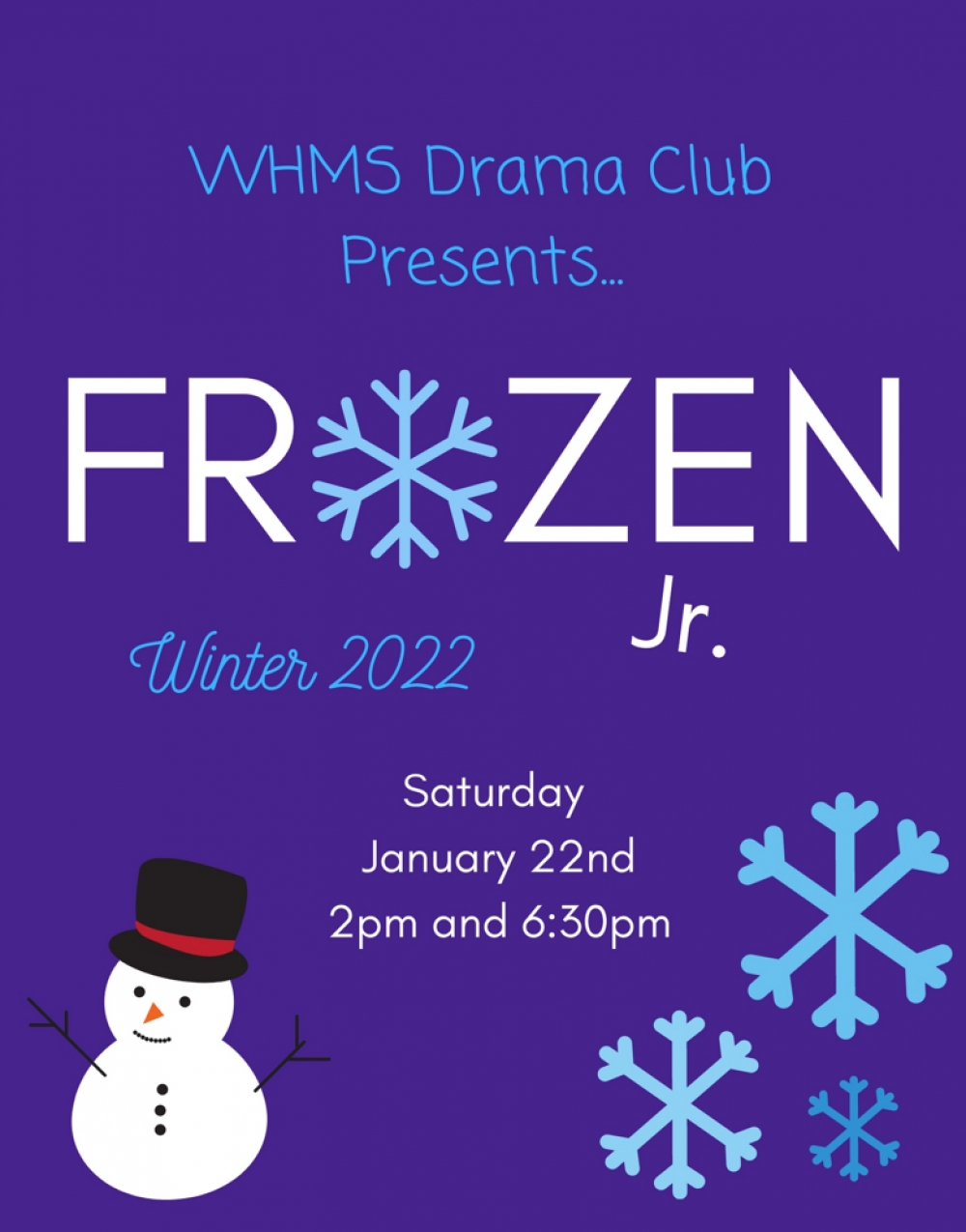Frozen Jr. - Warren Hills Middle School Cafeteria Stage Stage Mag