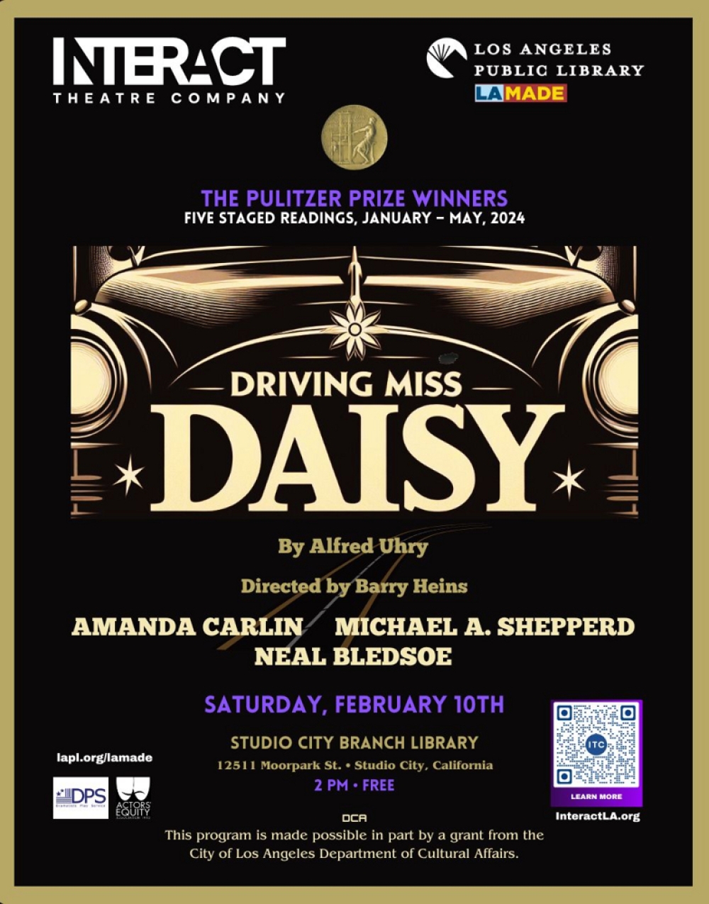 DRIVING MISS DAISY by Alfred Uhry - INTERACT THEATRE COMPANY Stage Mag