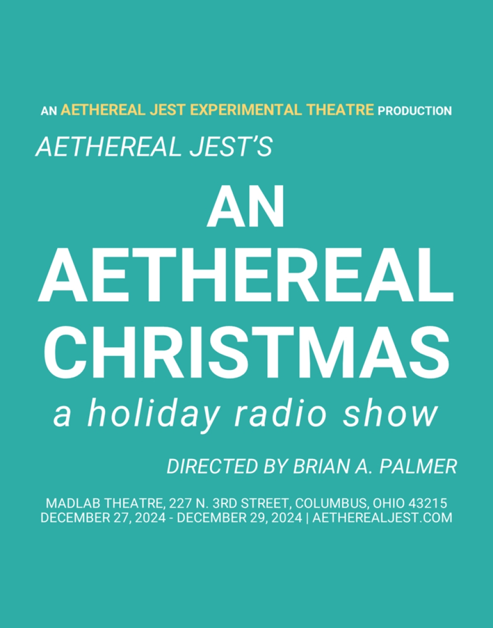 An Aethereal Christmas at MadLab Theatre