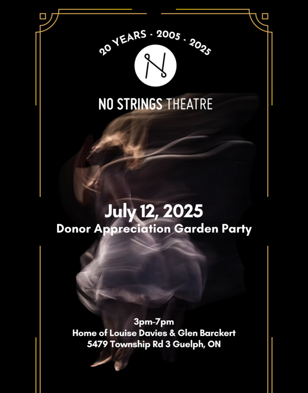 DONOR APPRECIATION GARDEN PARTY at No Strings Theatre