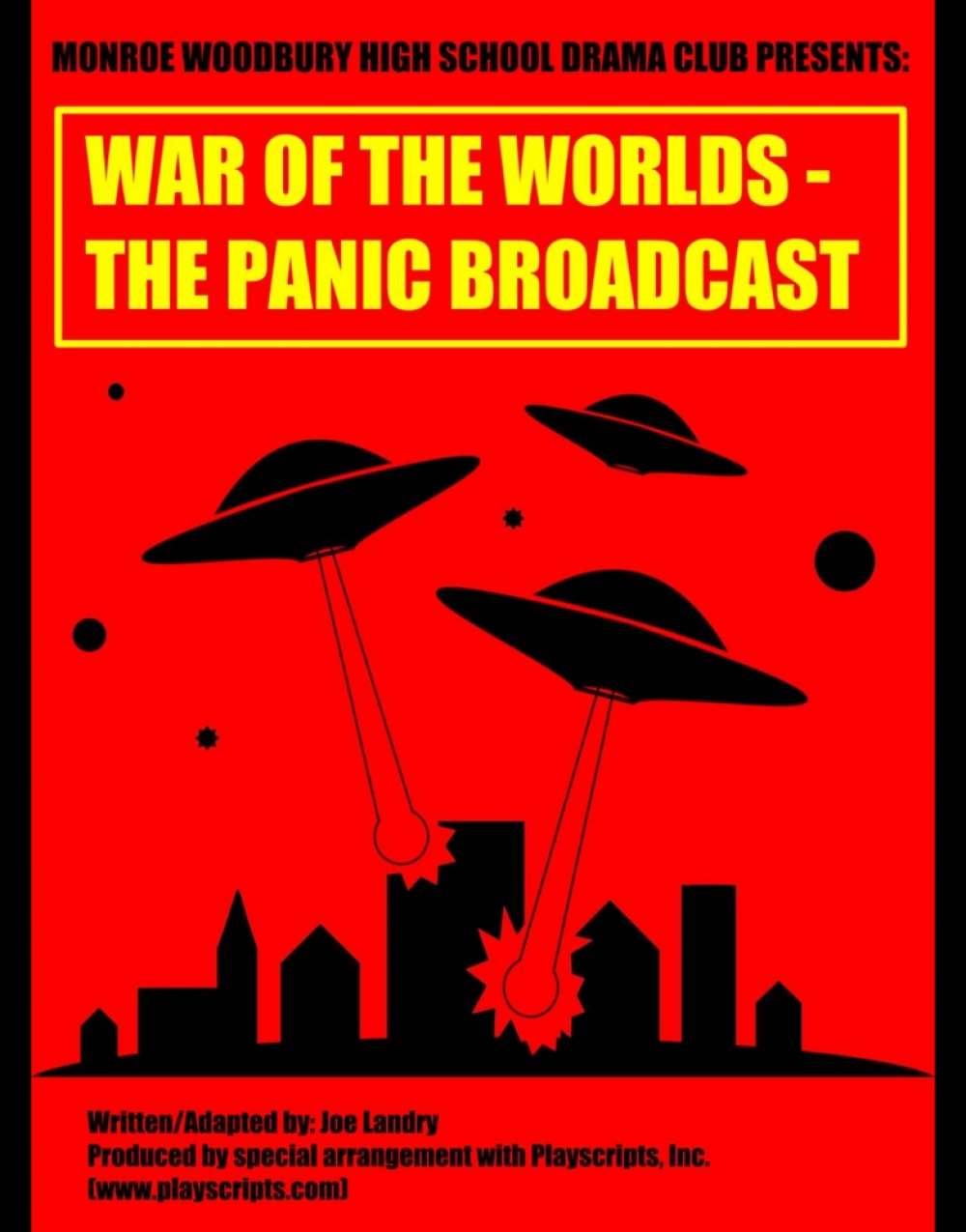 War of the Worlds - The Panic Edition - Monroe Woodbury High School Stage Mag