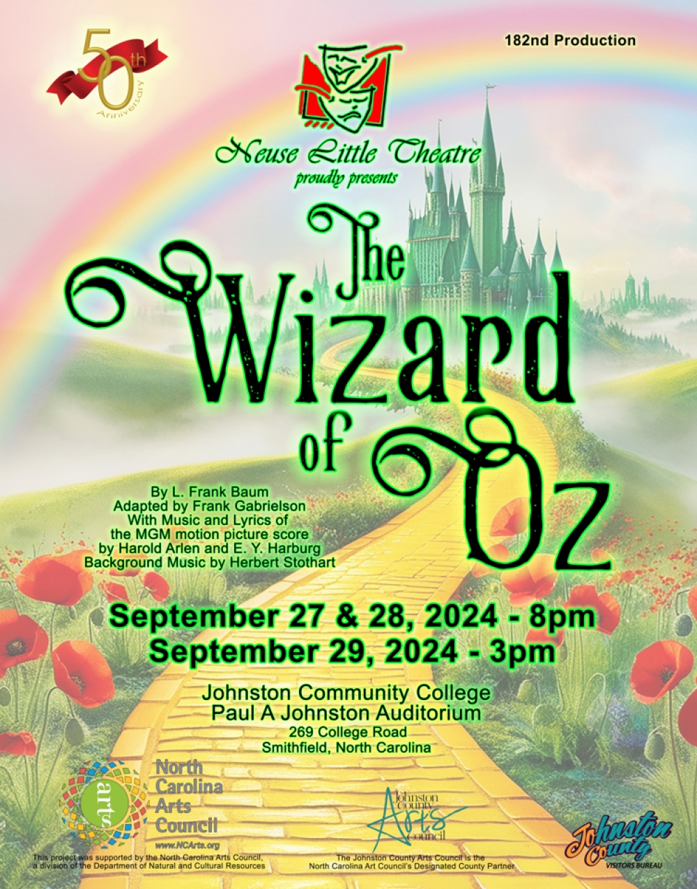 The Wizard of Oz (RSC Version) at Neuse Little Theatre