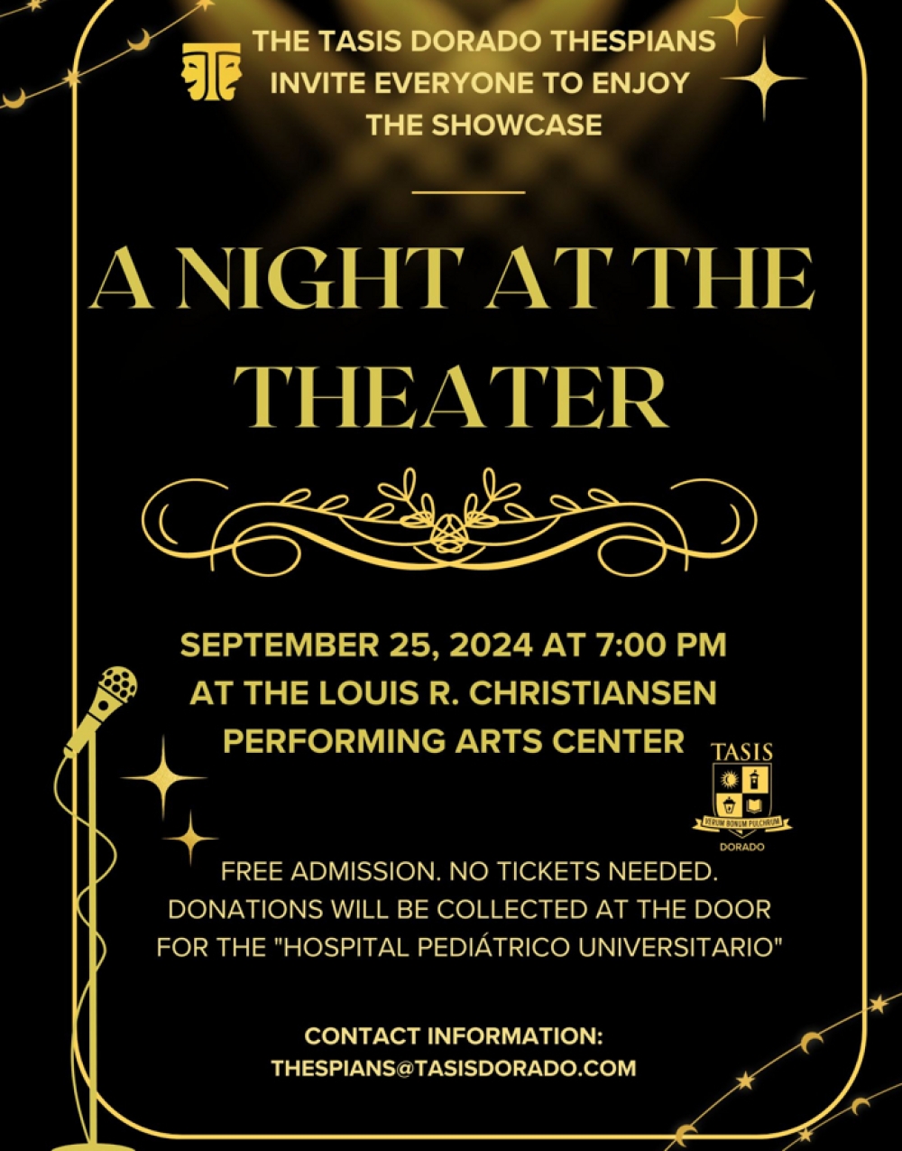 A Night at the Theatre at Louis R. Christiansen Performing Arts Center