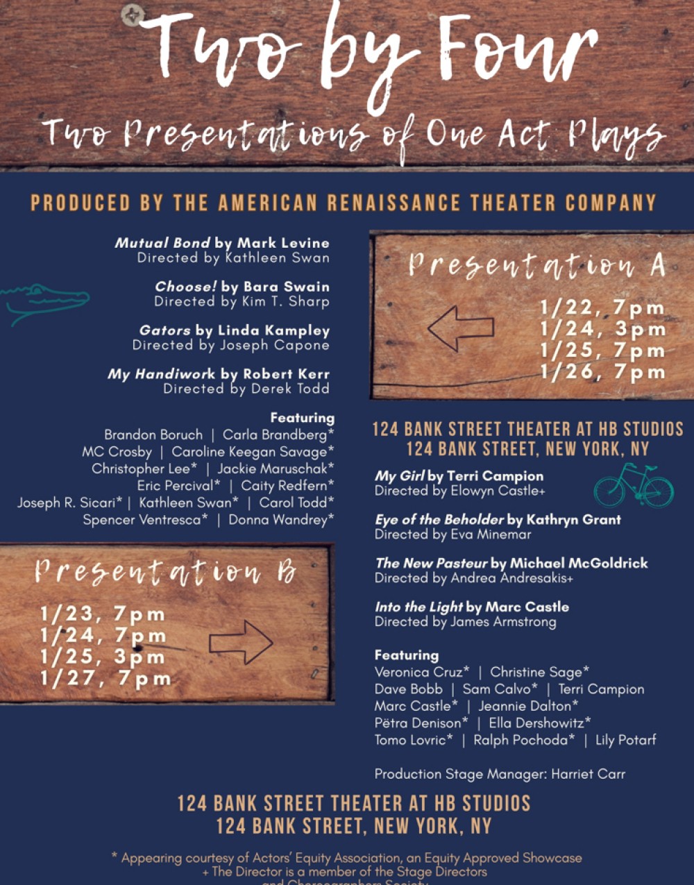 Two By Four at American Renaissance Theater Company