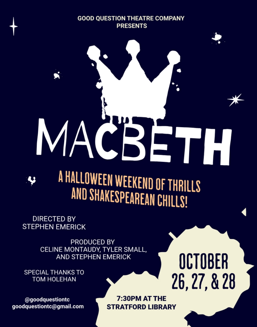 MACBETH - Good Question Theater Company Stage Mag