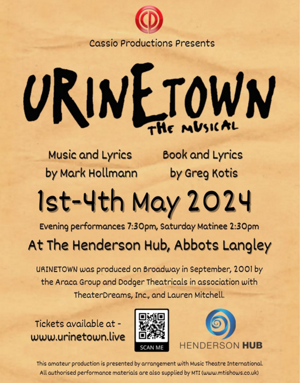 Urinetown - The Henderson Hub Stage Mag