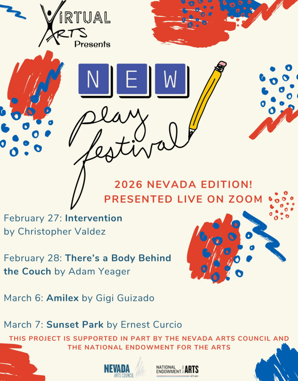 New Play Festival 2026: Nevada Edition at Virtual on Zoom