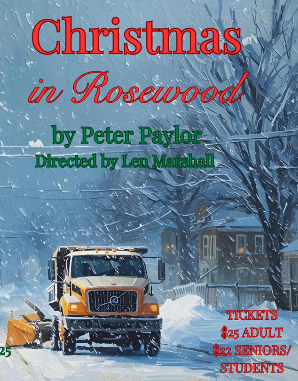 Christmas in Rosewood at Leduc Drama Society