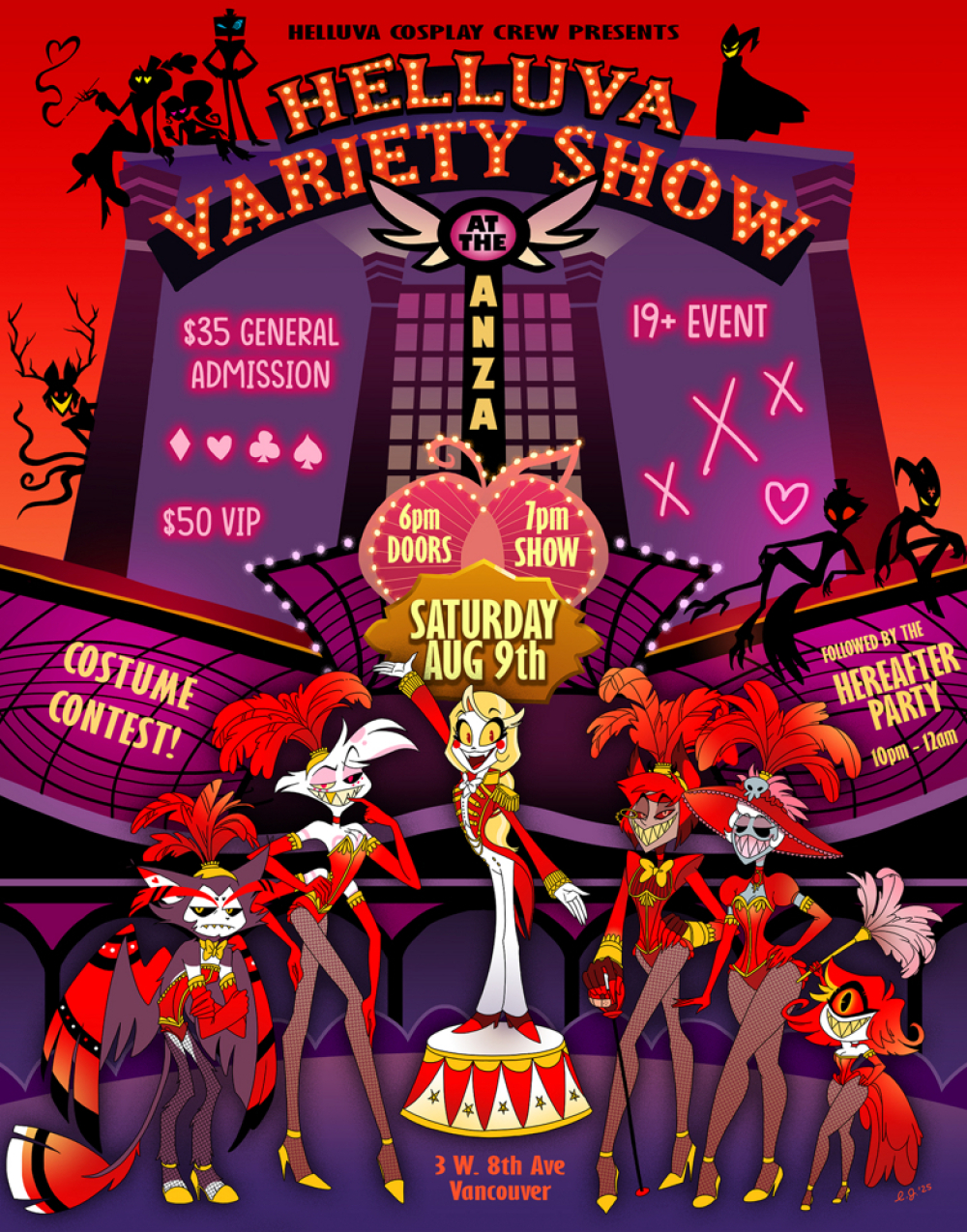 Helluva Variety Show at The Anza Club