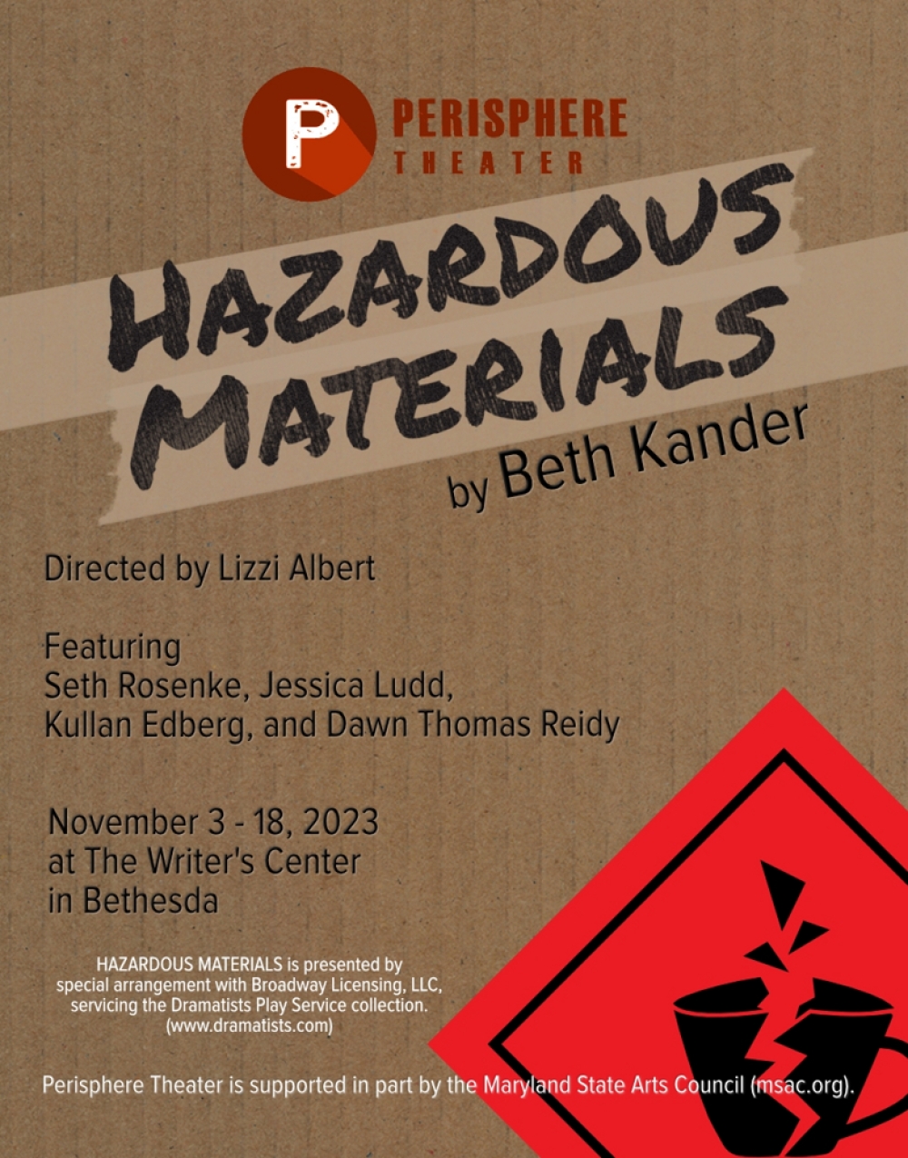 Hazardous Materials - Perisphere Theater Stage Mag
