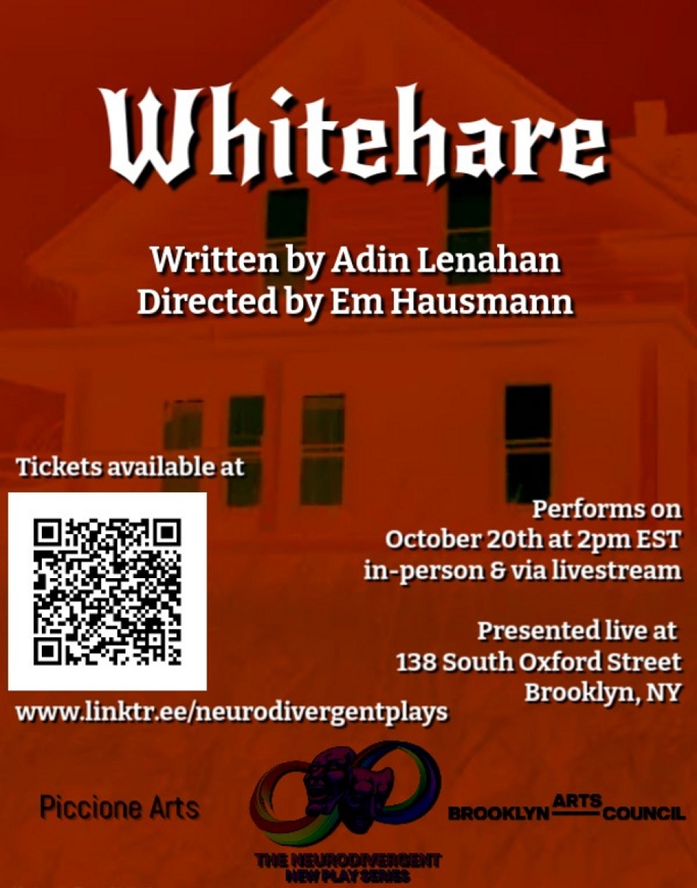 Whitehare - The Neurodivergent New Play Series Stage Mag