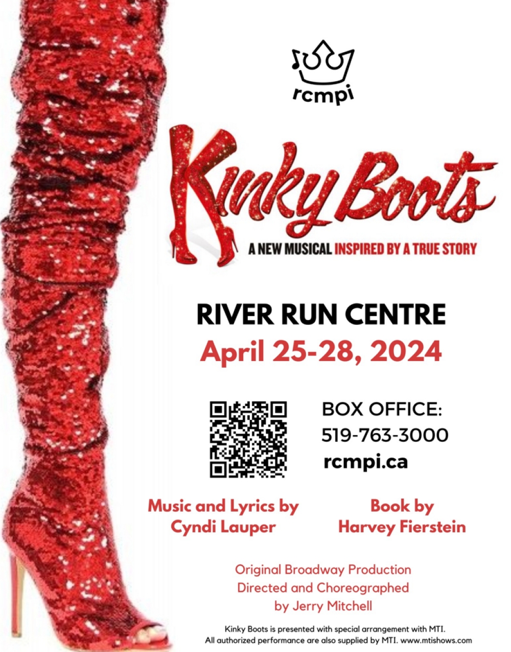 Kinky Boots at River Run Centre, Studio Theatre