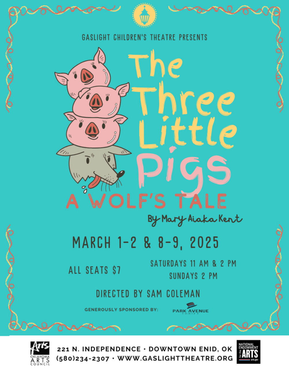 The Three Little Pig's: A Wolf's Tale at Gaslight Theatre