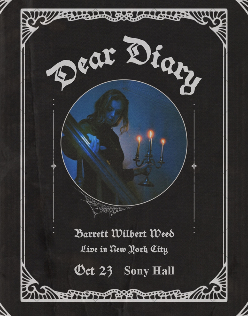 Barrett Wilbert Weed: “Dear Diary” at Sony Hall