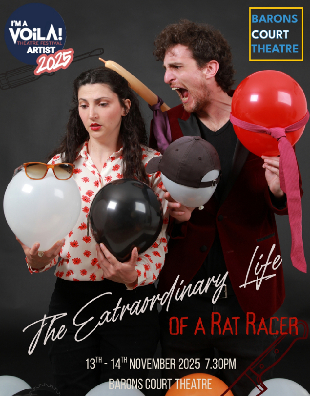 The Extraordinary Life of a Rat Racer at Barons Court Theatre