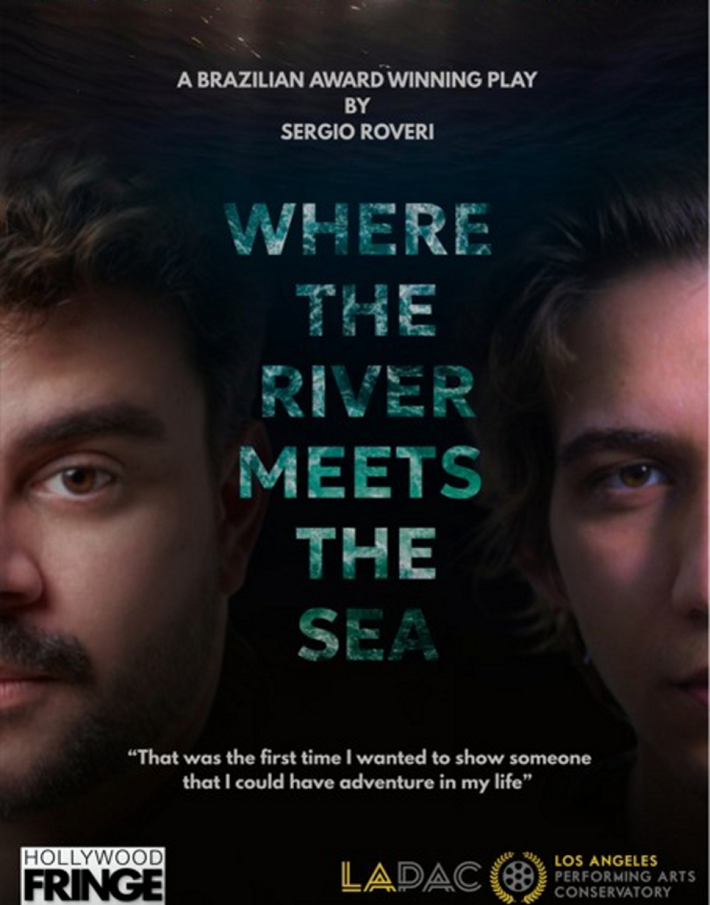 Where the river meets the sea at LAPAC Theater (old Theater of the Arts)