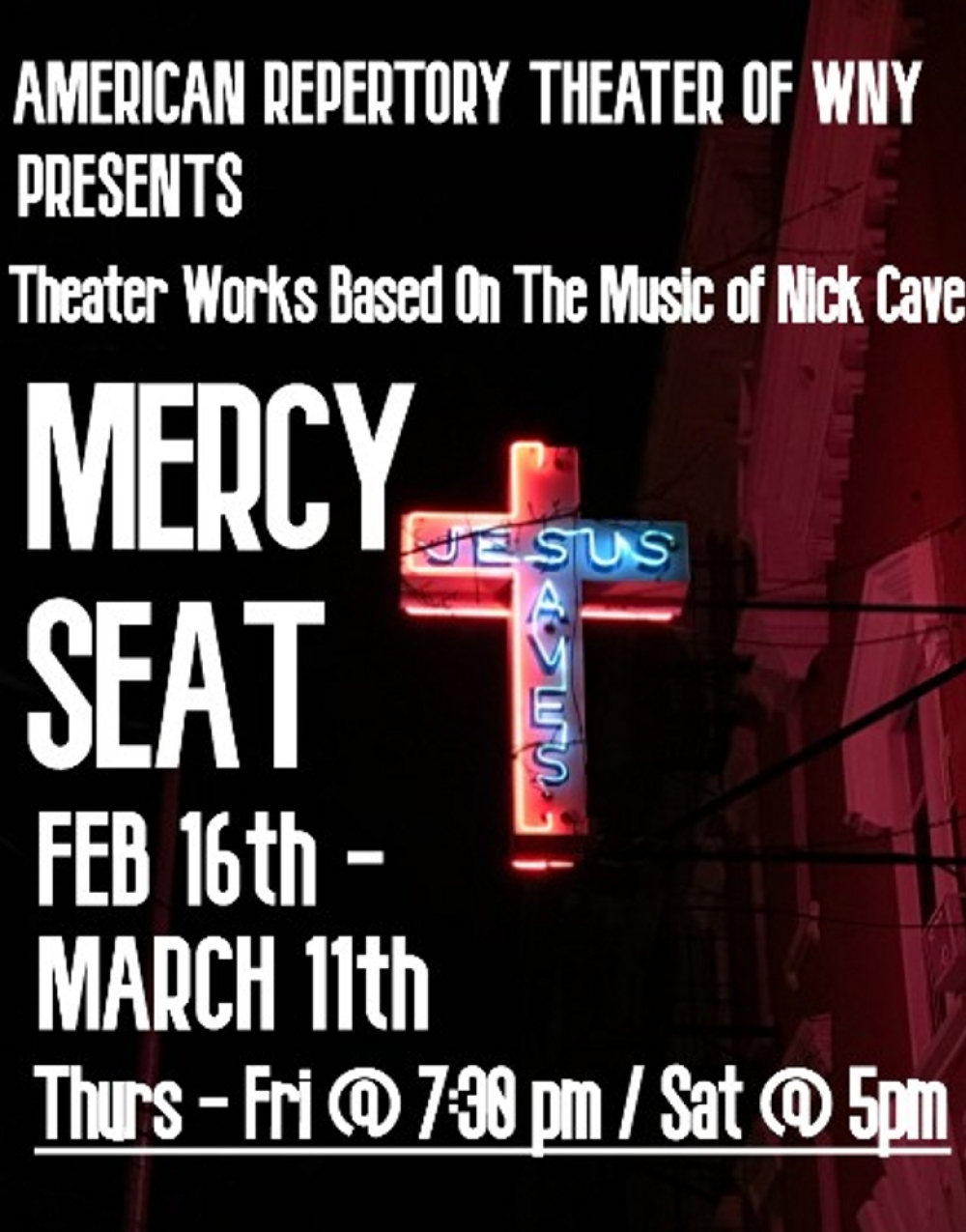 MERCY SEAT - American Repertory Theater of WNY Stage Mag