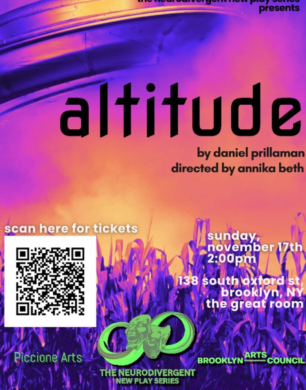 altitude - The Neurodivergent New Play Series Stage Mag