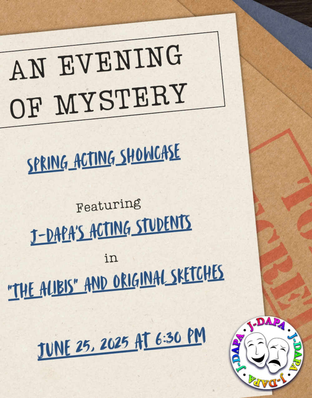 An Evening of Mystery at J-DAPA