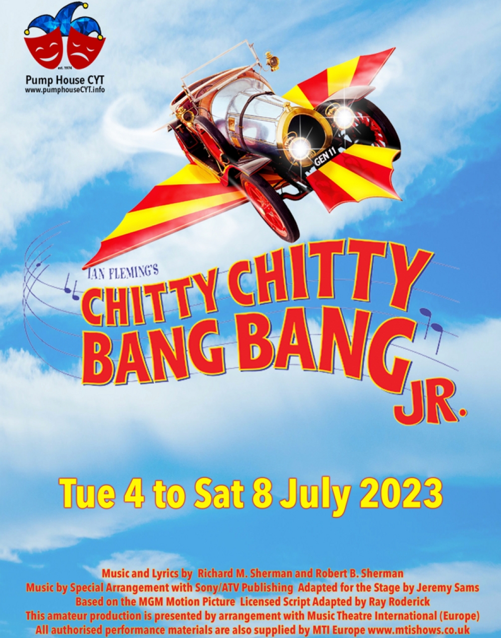 Chitty Chitty Bang Bang Jr - Pump House Theatre Watford Stage Mag