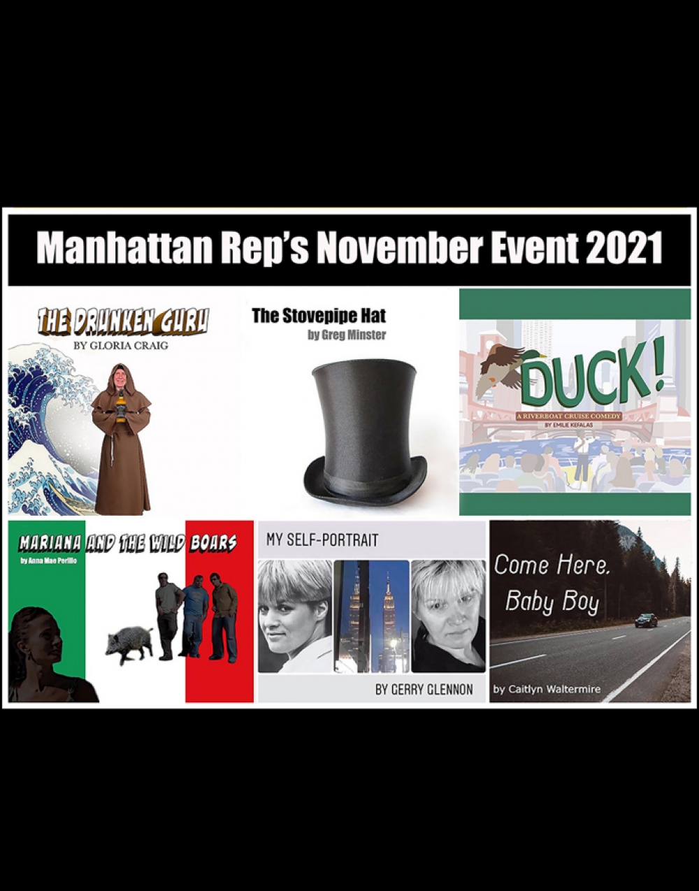Manhattan Rep's November Event 2021 - Chain Theatre, 312 West 36th St. New York, NY Stage Mag