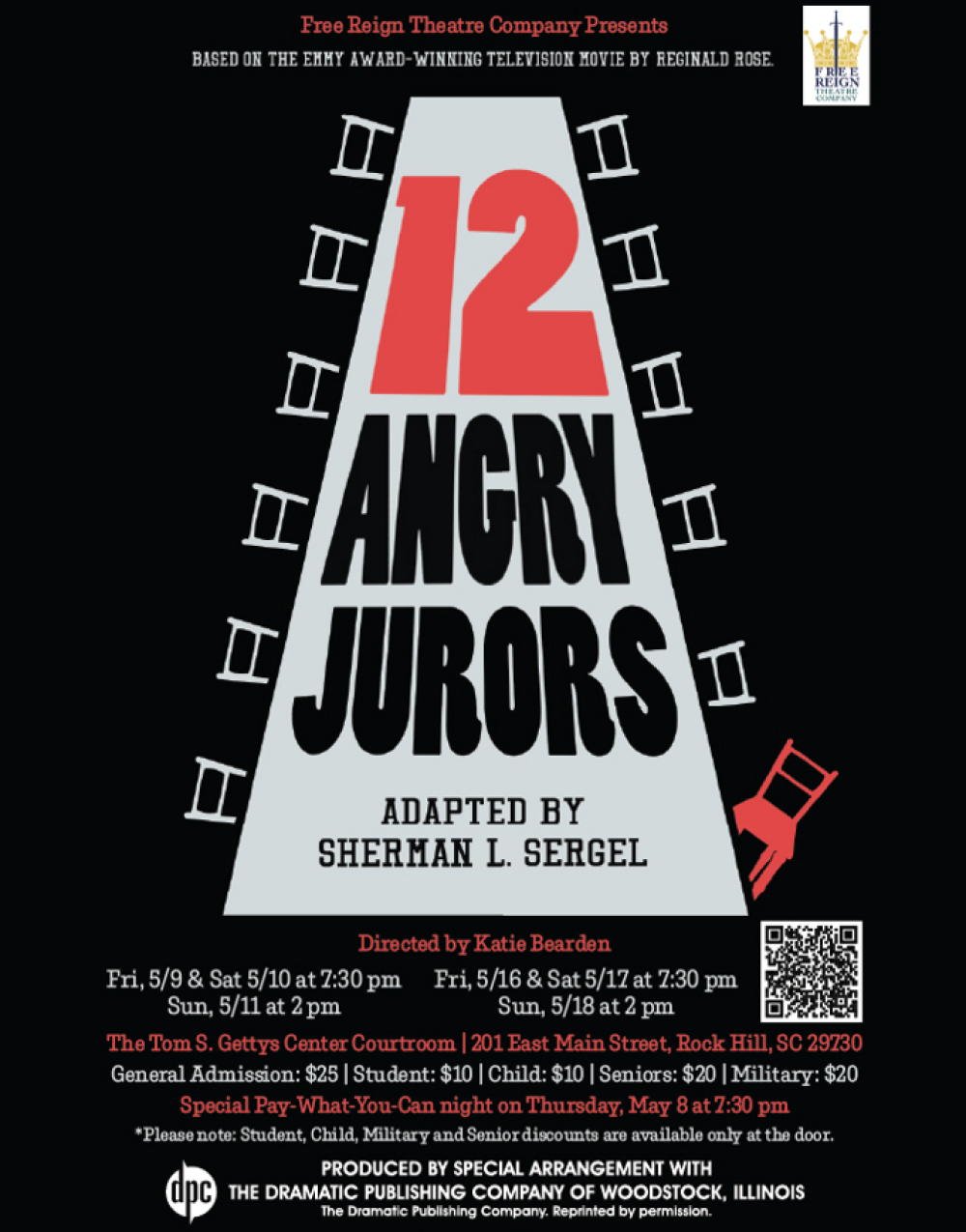 12 Angry Jurors at Free Reign Theatre Company