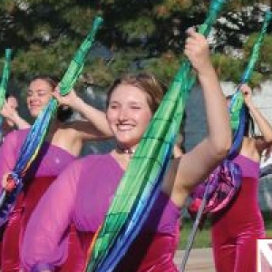 Megan Hanks, 12th, captain - color guard