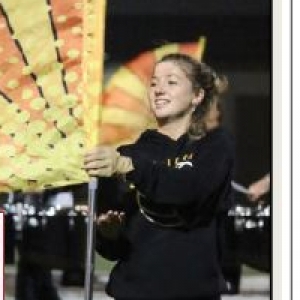 Kirsten Zvibleman, 12th, captain - color guard