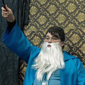 Brando Rakoski - A CERTAIN POTIONS TEACHER/VIKTOR/SECONDY HEADMASTER/CLUMSY LONGBOTTOM/ A VERY TALL MAN/PROFESSOR TURBAN/GHOST HISTORY TEACH/ PROFESSOR LOCKY/PROFESSOR LANNY/RUNES TEACH/MS. BABBLE/MR. NICK/RIC GRYFF