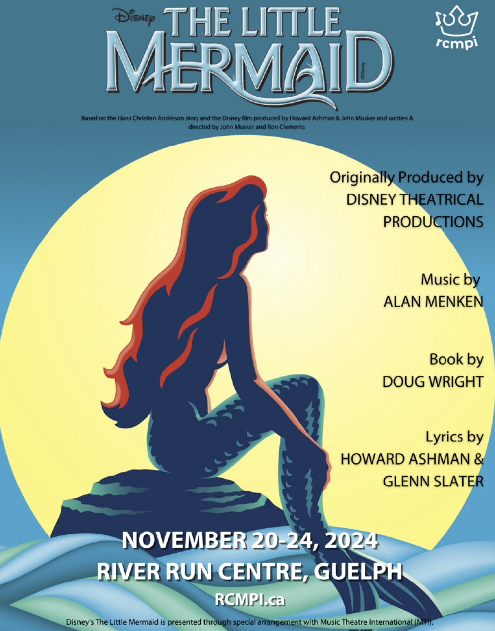 The Little Mermaid at River Run Centre, Main Stage