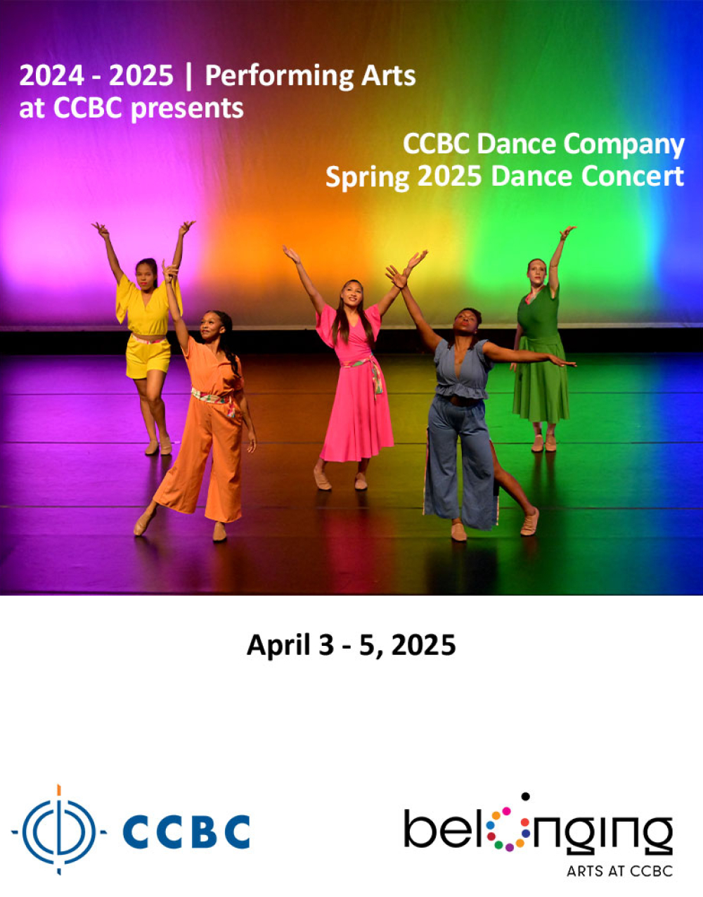 2025 CCBC Dance Company Spring Concert at CCBC Essex, ROMA Building, F. Scott Black Theatre