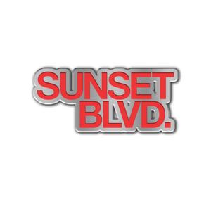 Sunset Boulevard Logo Pin