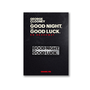 Buy a Good Night and Good Luck Logo Pin