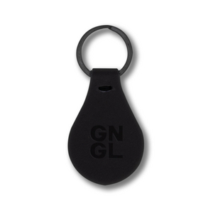 Buy a Good Night and Good Luck Logo Leather Keychain