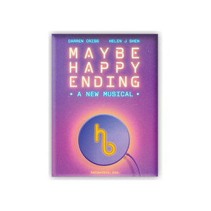 Maybe Happy Ending Logo Magnet
