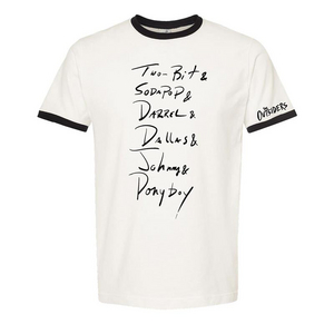 Buy a Outsiders Unisex Names Tee