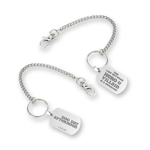 Dog Day Afternoon Dog Tag Keychain image