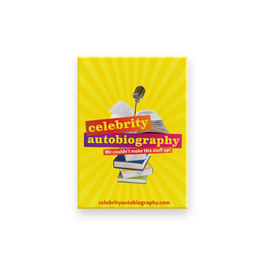 Buy a Celebrity Autobiography Logo Magnet