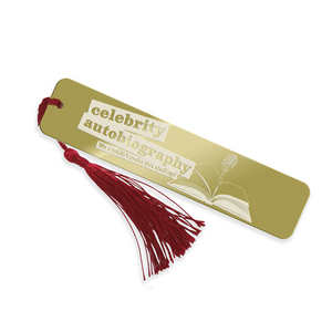 Buy a Celebrity Autobiography Logo Bookmark